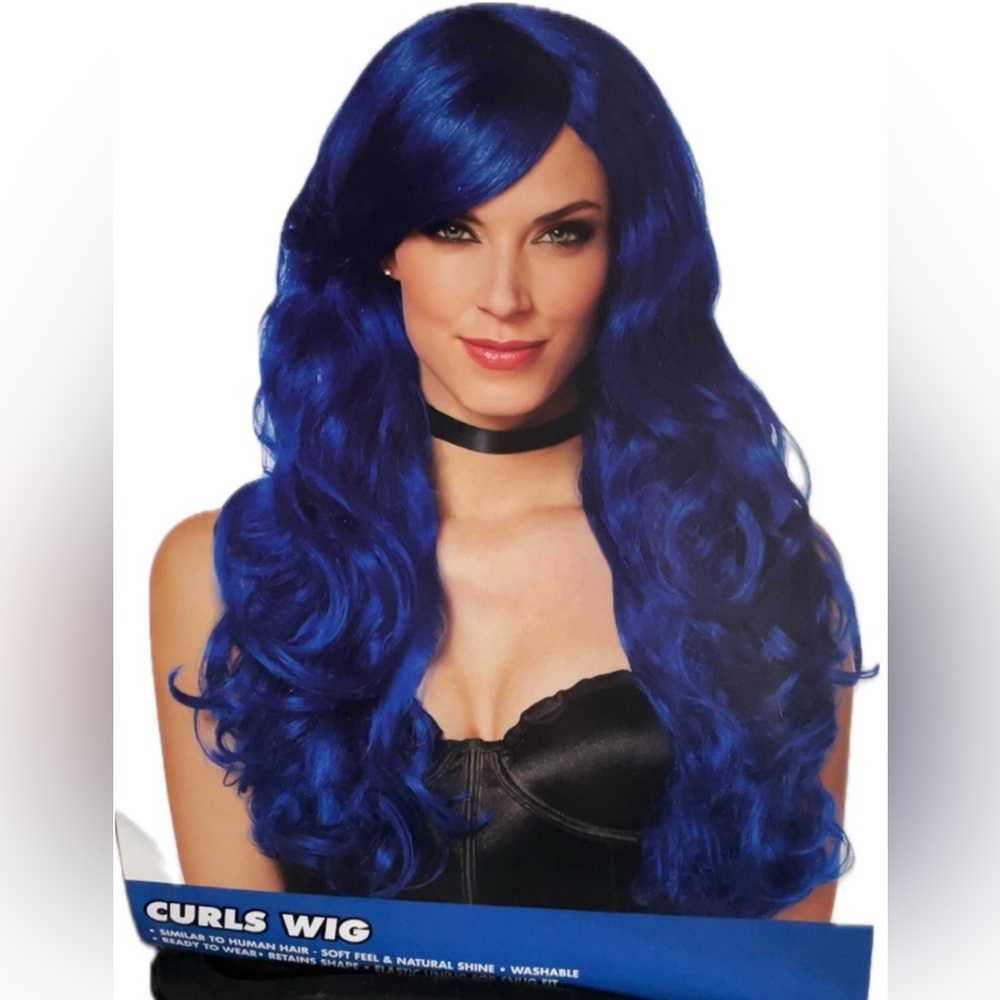 Blue Wig